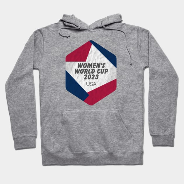 USA Women’s World Cup Soccer 2023 Hoodie by Designedby-E